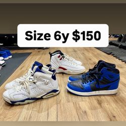 Jordan’s Size 6y All 3 For $150