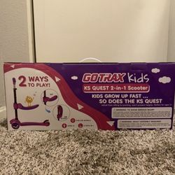 GOTRAX 2-In-1 Scooter W/Seat