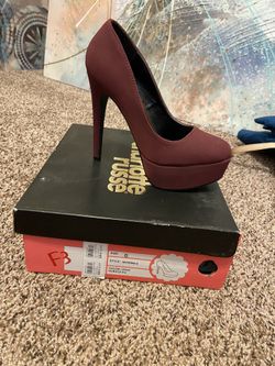Maroon heels