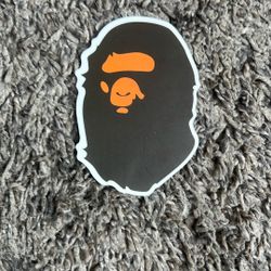 A Bathing Ape Ape Head Sticker