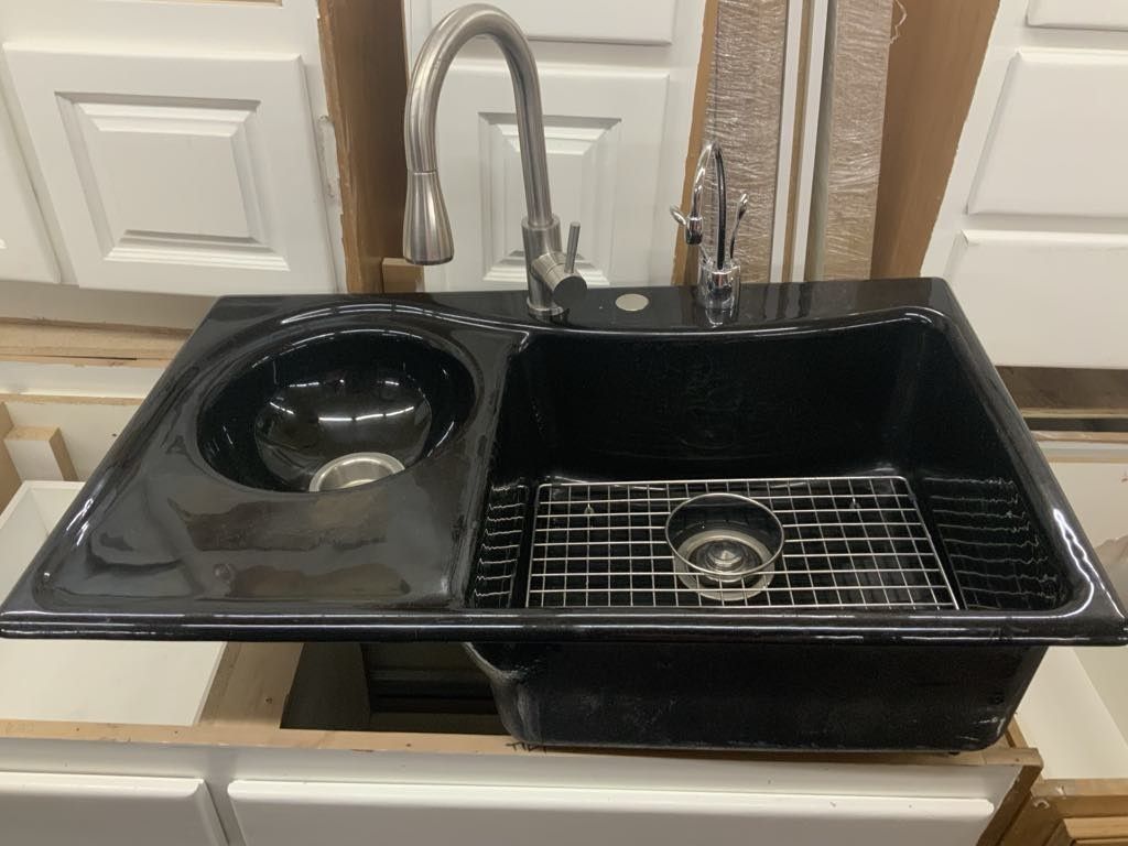 Black Cast Iron Sink with Faucet 36 X 22,All Products : American Fashion Style Bags On Sale