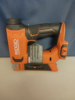Ridgid 18 volt 3/8 Crown stapler
