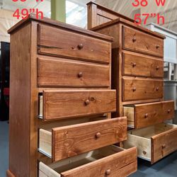 5 Drawer Pinewood Dresser 