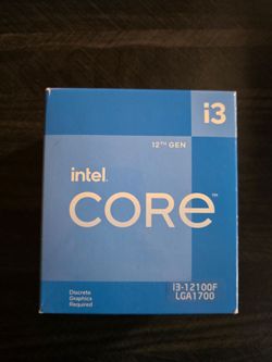 Intel i3 12100f