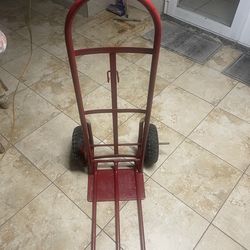 Heavy duty steel hand truck with large durable tires 3 in 1 model