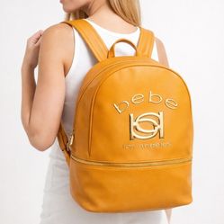 BEBE Apricot Kayla Laptop Backpack