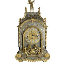 Italian Brass Clock 