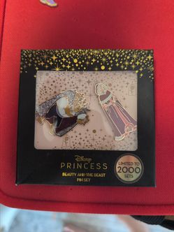 Beauty and the beast pin set