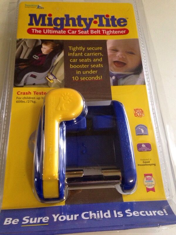 Mighty Tite Infant Child Car Seat Safety Belt Tightener New