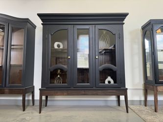 Modern Black Hutch (Delivery Available)
