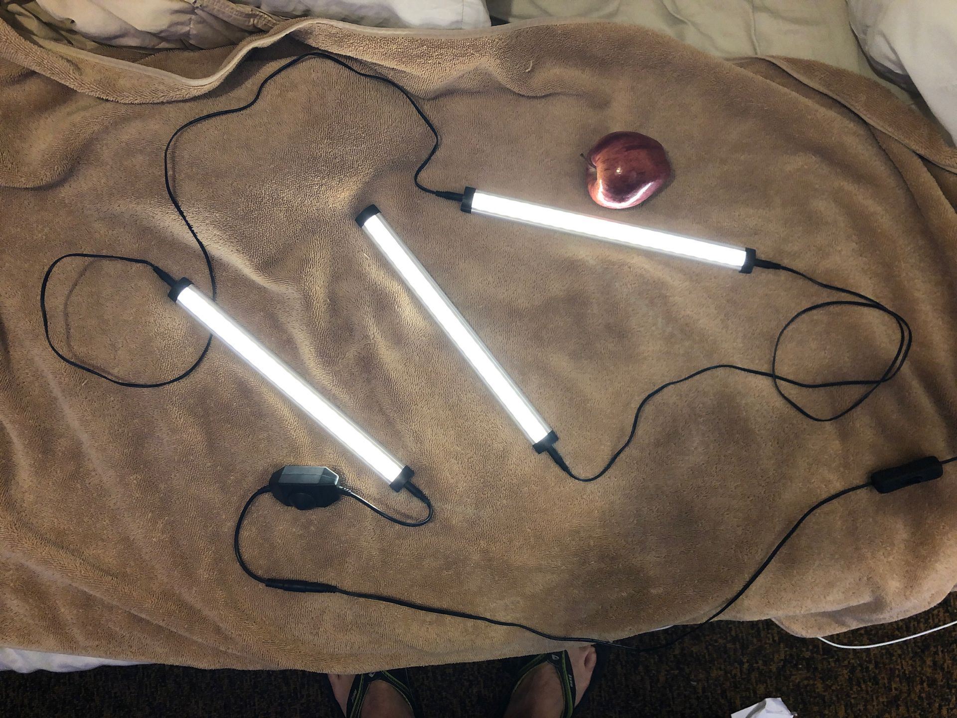 Dimmable LED light bars. 3 sections 12” long