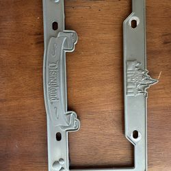 Disneyland Retired Crome Plate Holder
