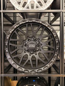 20x9 AXD Off-road Black Satin Wheels