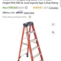 Werner 6t 300 Lb Ladder