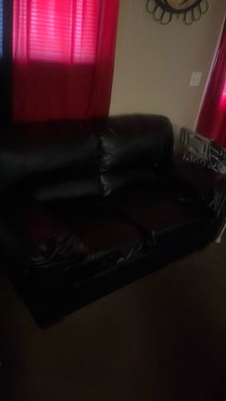 Small black sofa