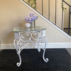 Beautiful Decorated (Rod iron) Side Table 