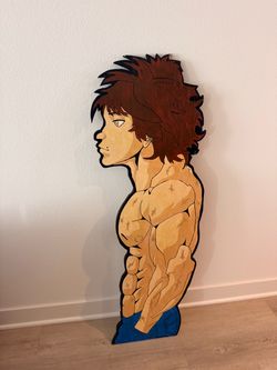 Custom Baki Wooden Wall Art