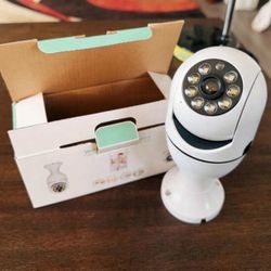 Wifi Panorama Camera Light Bulb Screw In (Open Box, Wireless Security)