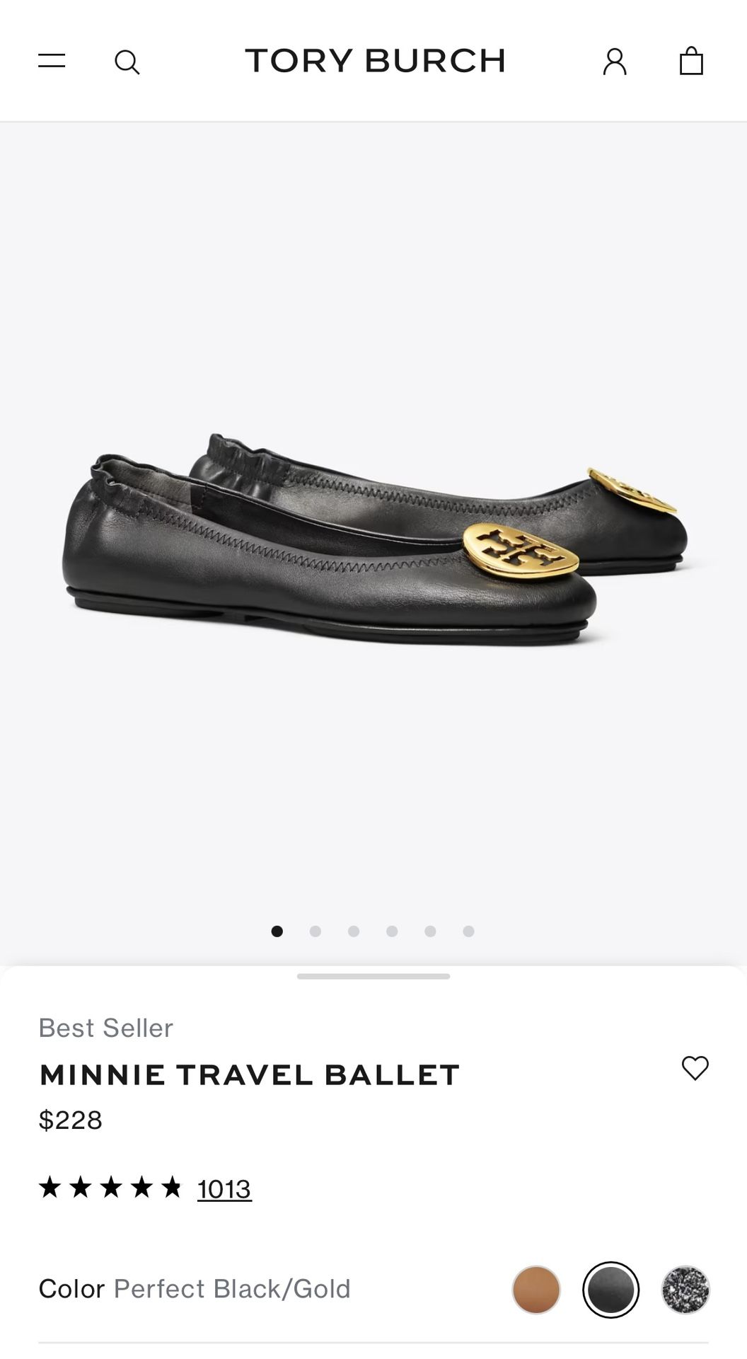 New Tory Burch Ballet Flat Size 7.5