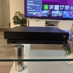 Xbox One X (Black) 1Tb– Works Perfect