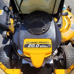 Riding Lawnmower Garden Tractor Cub Cadet With Kawasaki Engine Very Low Hours 