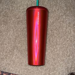 Red Starbucks Tumbler