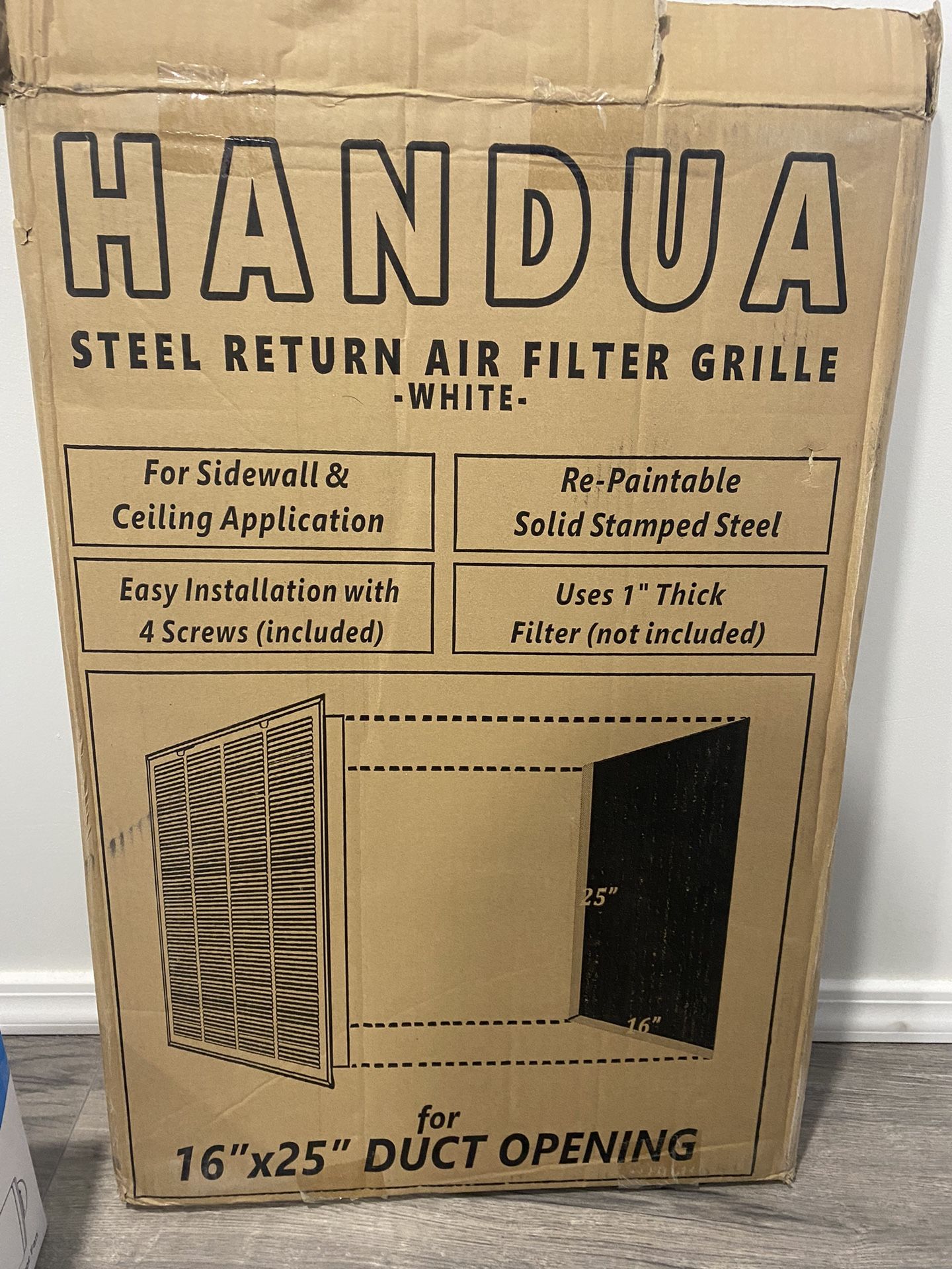 Air Filter Vent White