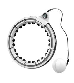 Smart Weighted Hula Hoop 2-in-1 Abdominal Massage 360-degree Abdominal Exercise Suitable for 23"-46"