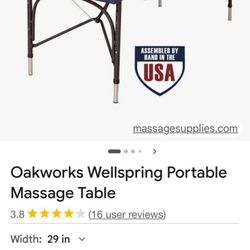 Portable Massage Table