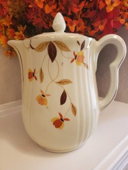 Hall's Superior Jewel Autumn Leaf Collection Coffee  Pot