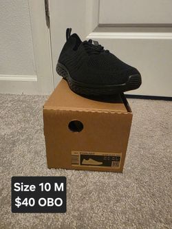 Everlight Men's Sneakers Size 10 Wide Black