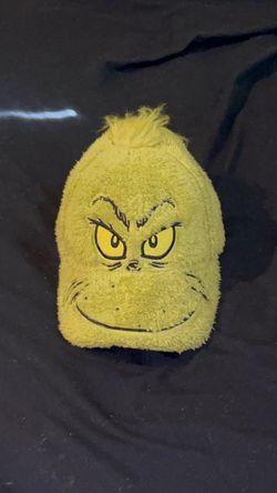 Grinch Fuzzy Baseball Cap