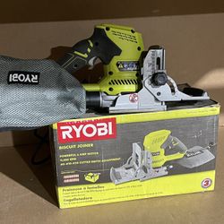 Ryobi 6 amp ac biscuit joiner kit with dust collector and bag deals
