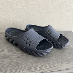 Crocs Echo Slide Storm Navy Men Unisex Slip On Casual Sandal Slippers Men’s Size 9