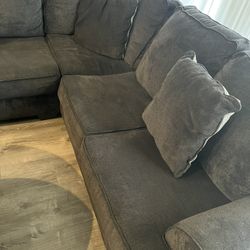 Large Grey Sectional Sofa 