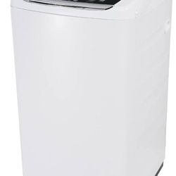 Small Portable Washer, Washing Machine for Household Use, Portable Washer 0.9 Cu. Ft. with 5 Cycles, Transparent Lid & LED Display