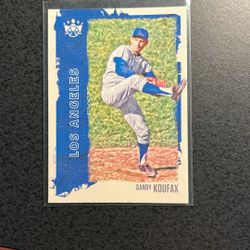 Sandy Koufax Diamond Kings Baseball Card