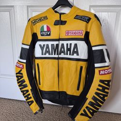Yamaha Leather Motorcycle Jacket - Valentino Rossi