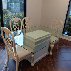 Dining Table 4 Chairs
