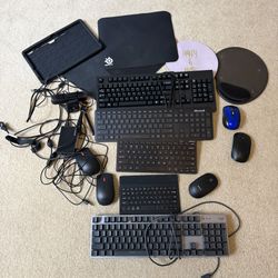 Office Tech Bundle Keyboards Mice Mouse Pads Webcam Laptop Accessories