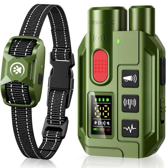 Waterproof & Rechargeable Dog Shock Collar with Remote – 3300ft Range