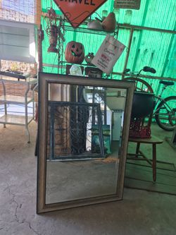 Big Beveled Mirror