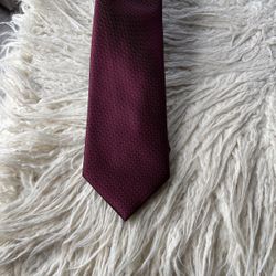 Burgundy Tie From Banana Republic 