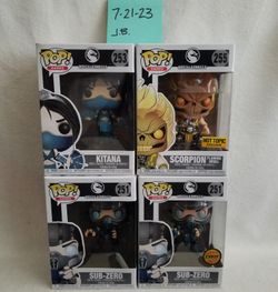 Funko Pops Mortal Kombat