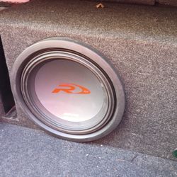 Alpine Type R 12" Sub With Matching Alpine Amp