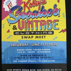 Kobey Swap Meet Vintage Sneakers Nike Bape Supreme