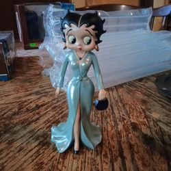 Betty Boop Lady in Blue Dress Retired Very hard to find. Westland Giftware.