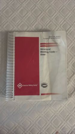 Structural welding code book