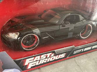 Lettys Dodge Viper Fast & Furious, 1:24 scale Diecast 