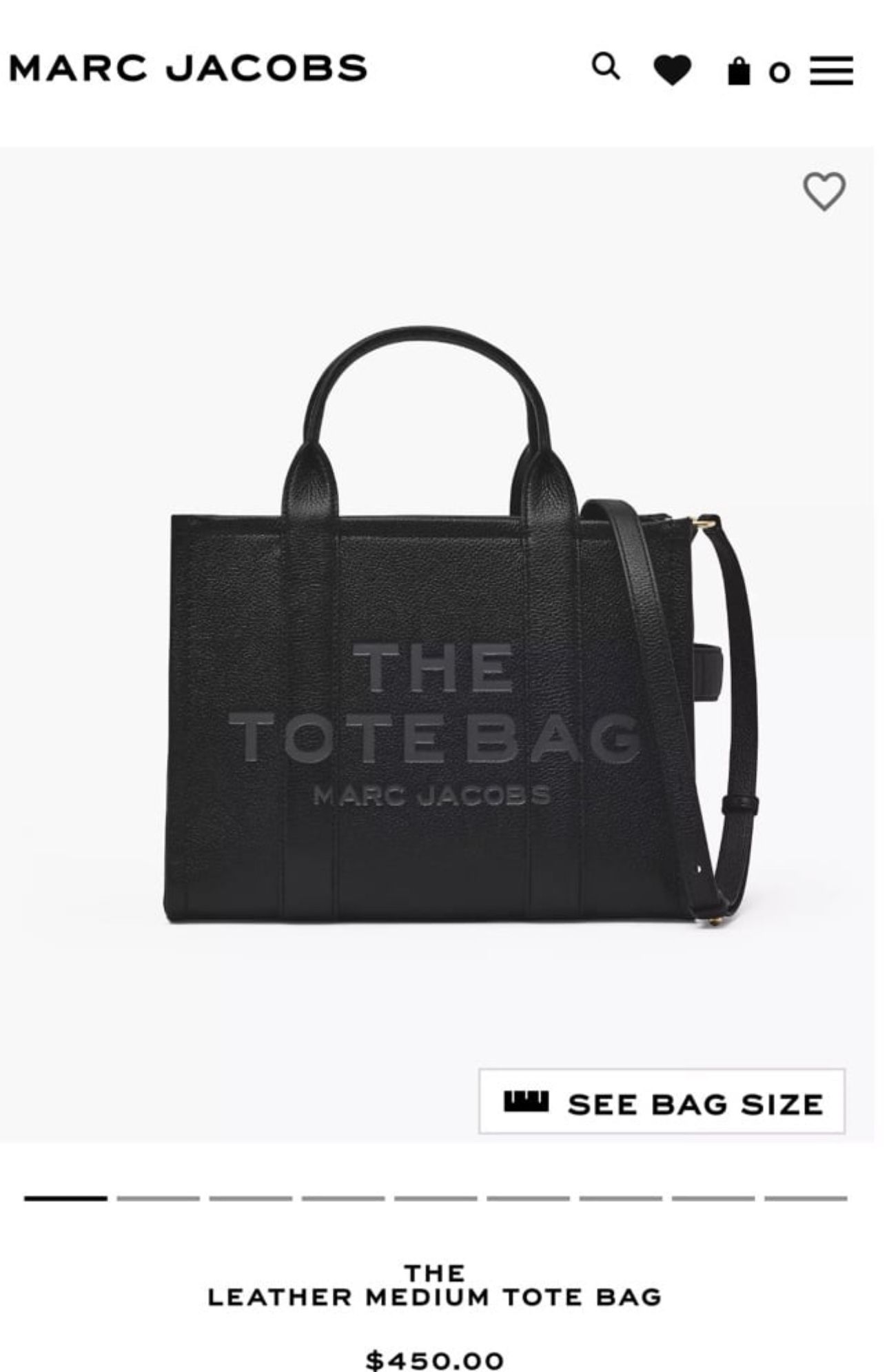 Like New Marc Jacobs Large Tote